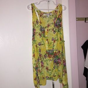 Forever 21 floral tank top